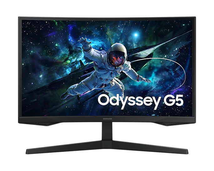 Samsung 27” Odyssey G5 - QHD 165Hz Curved Gaming Monitor