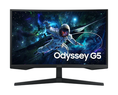 Samsung 27” Odyssey G5 - QHD 165Hz Curved Gaming Monitor
