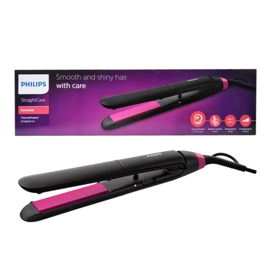 Philips Hair Straightener with Keratin Ceramic Plates 45W - BHS375