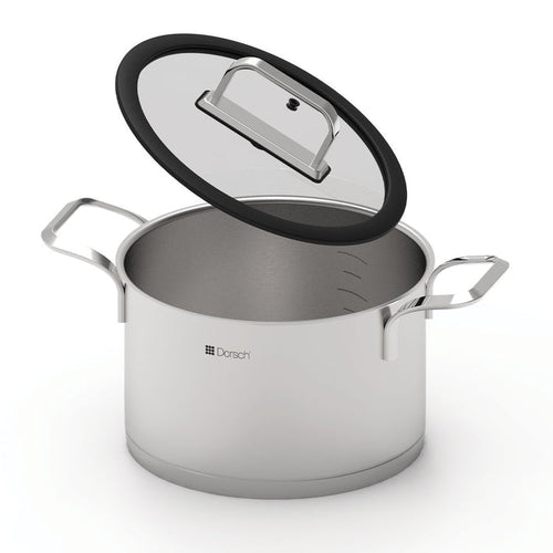 DORSCH 32cm Casserole + Lid Steel PRO 17L