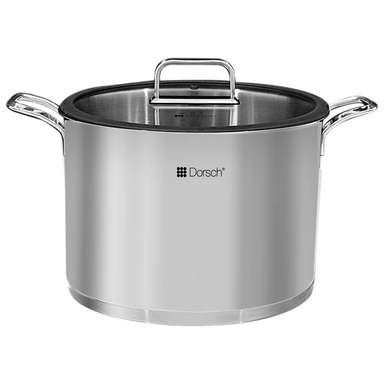 DORSCH 32cm Casserole + Lid Steel PRO 17L