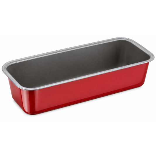 TEFAL J1640114 BW DELIBAKE RED CARBON STEEL CAKE TIN 30CM