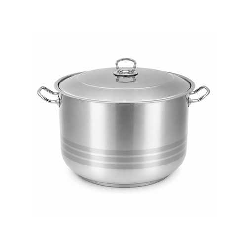 HASCEVHER steel pot, 30litres, 30cm - silver