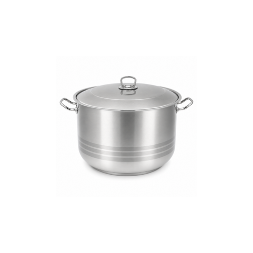HASCEVHER steel pot, 22 litres, 22cm - silver