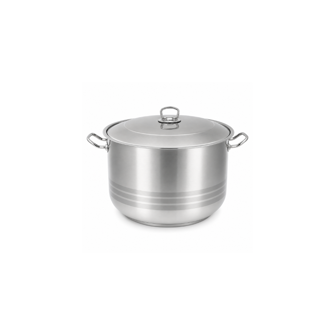 HASCEVHER steel pot, 20 litres, 20cm - silver