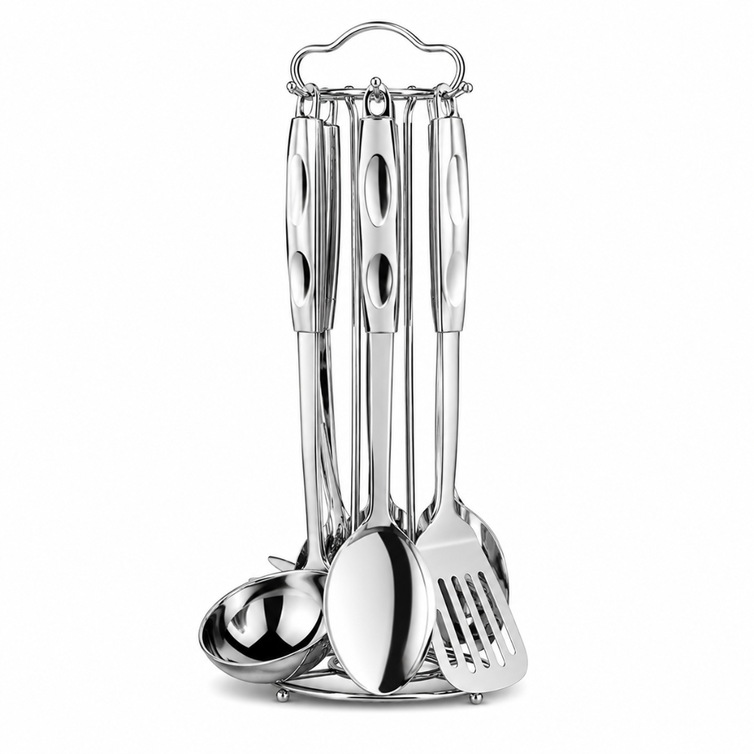 Dorsch Stainless Kitchentools Stand – 7 Pcs | DH-05721