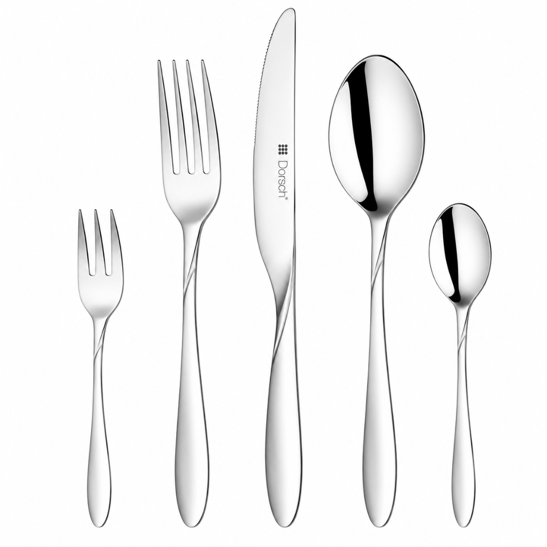 Dorsch Tulip Cutlery Set 30-Piece 18/10 Stainless Steel DH-01931