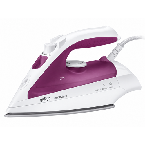 BRAUN STEAM IRON TEXSTYLE 3 TS320 C