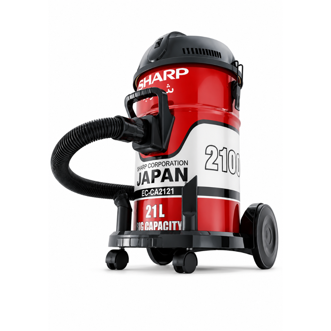 SHARP ECCA2121 2100W Bagless Vacuum Cleaner – Powerful Home Cleaning for Floors & Carpets