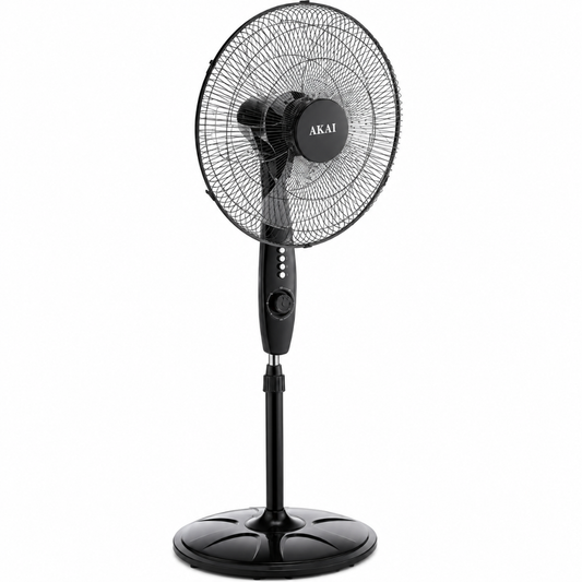 Akai Stand Fan, 18 Inch, Black - AK-18SA