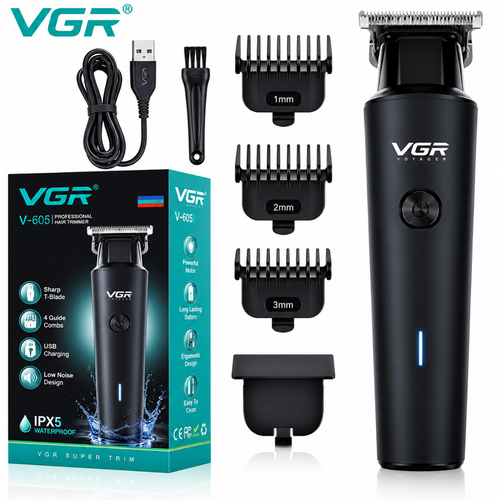 VGR Hair Trimmer W/ 4 Attachments