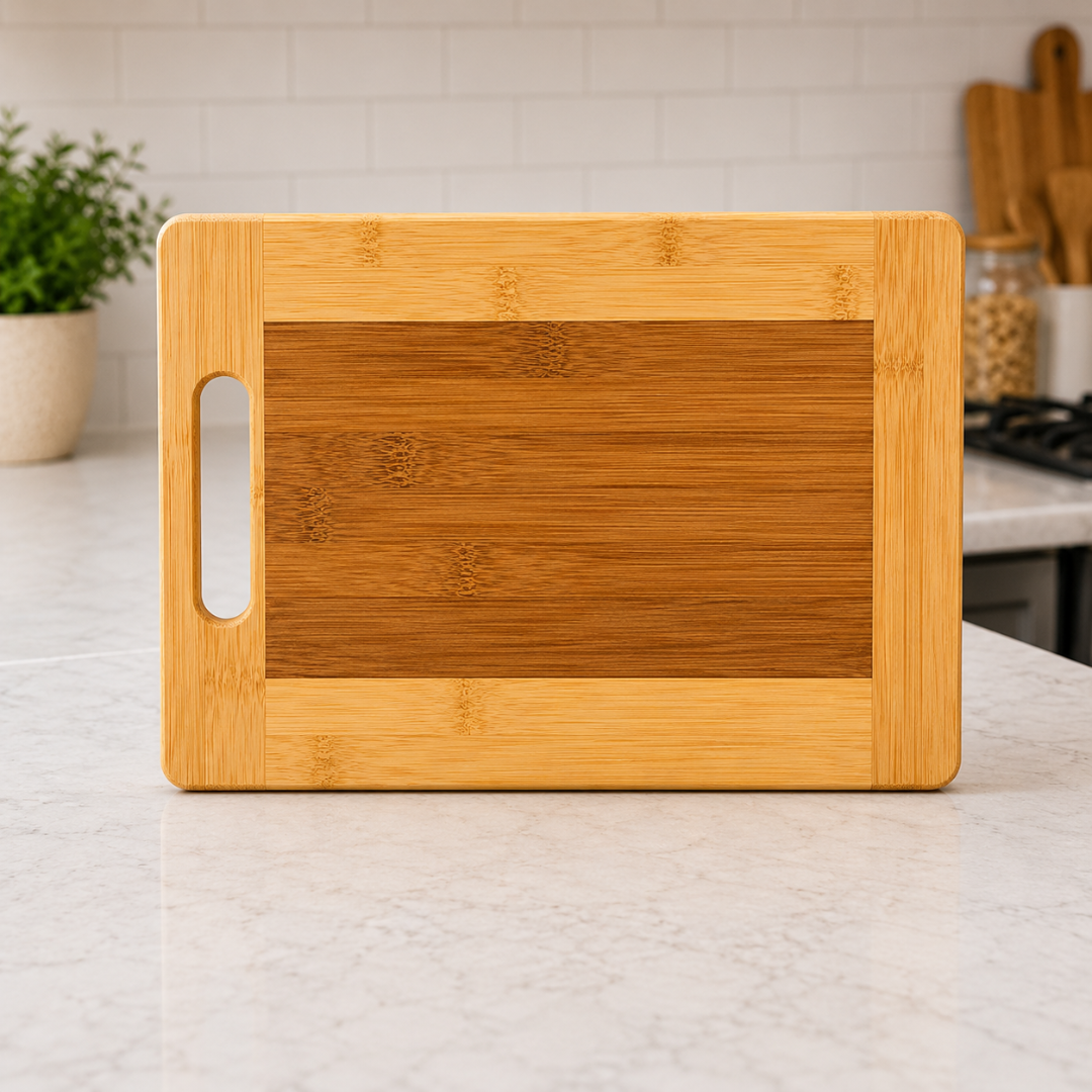 Rectangular Bamboo Cutting Board with Handle 31.5*21.5cm