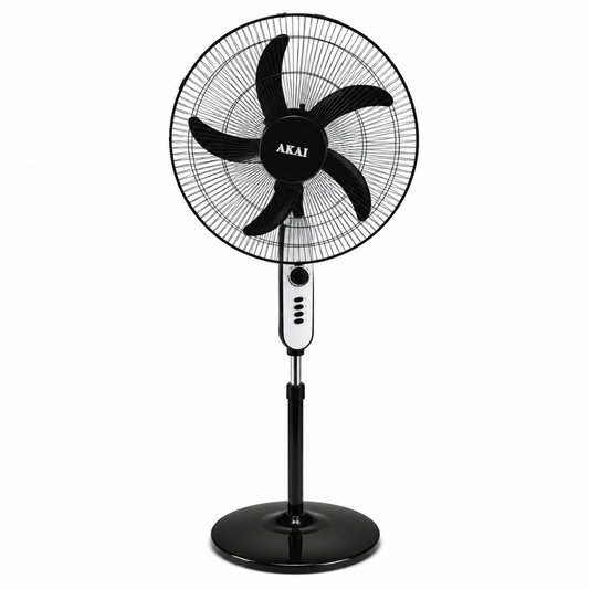 Akai Stand Fan, 18 Inch, Black - AK-18SA