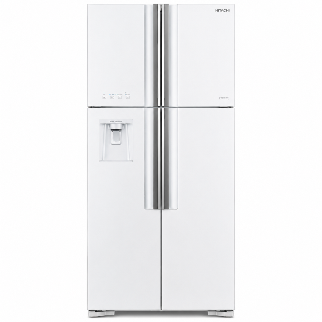 HITACHI REFRIGERATOR RW-760 PUN7 GPW H:184*W:86*D:71.5 - WHITE - 4 DOOR