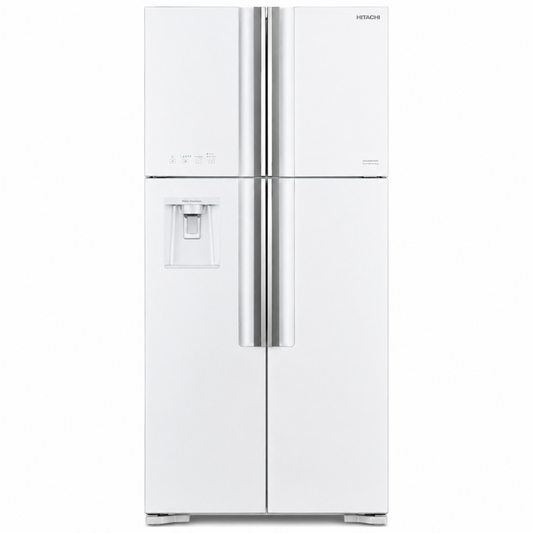 HITACHI REFRIGERATOR RW-760 PUN7 GPW H:184*W:86*D:71.5 - WHITE - 4 DOOR