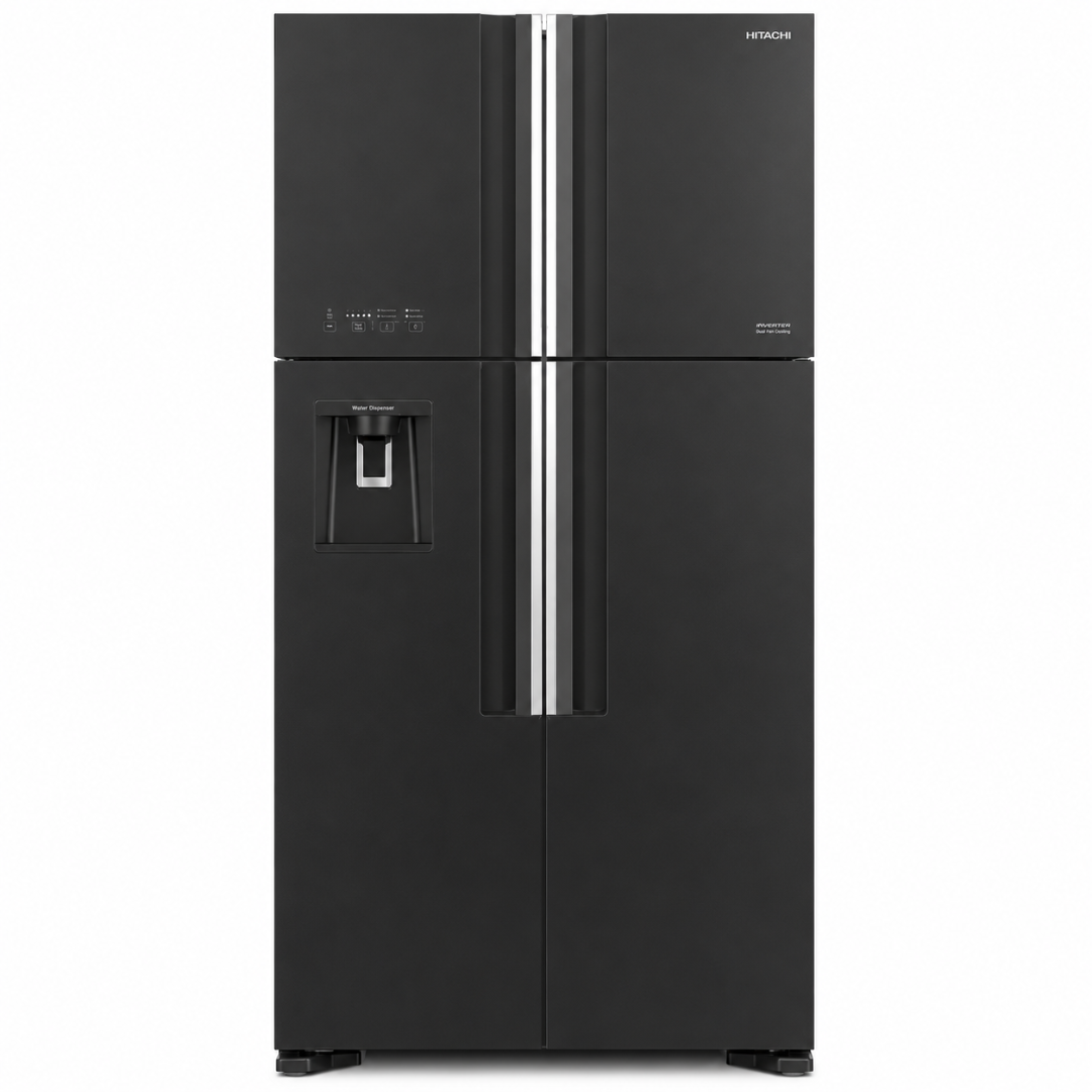 HITACHI REFRIGERATOR RW-760 PUK7 GGR H:184*W:86*D:71.5 - GREY - 4 DOOR