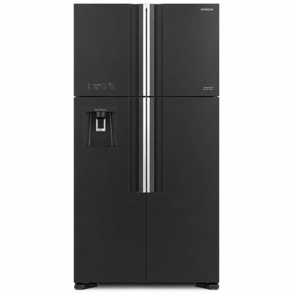 HITACHI REFRIGERATOR RW-760 PUK7 GGR H:184*W:86*D:71.5 - GREY - 4 DOOR