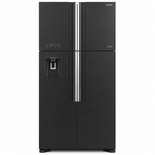 HITACHI REFRIGERATOR RW-760 PUK7 GGR H:184*W:86*D:71.5 - GREY - 4 DOOR