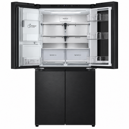 LG REFRIGERATOR  GC-X334DFBB H:179.2*W:91.4*D:91.8 - DOOR IN DOOR - STAINLESS STEEL
