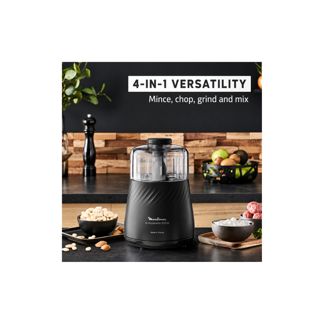 Moulinex  Eco Respect DP712825 1000 W Black Chopper