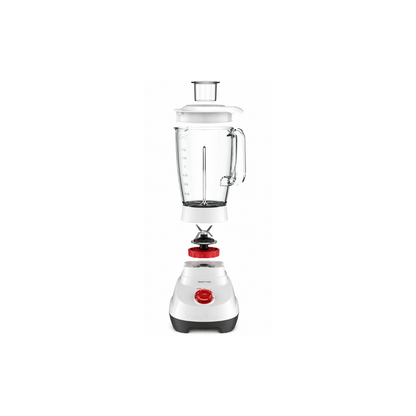 MOULINEX Blender | Super Blender 2 L Blender Smoothie Maker | Mixer |700 W | 2 Attachments | White/Black |  | LM207128