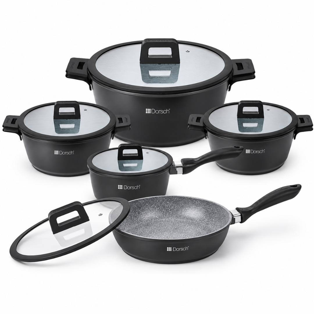 DORSCH Lifetime Ceramic Cookware Set – 10 pcs