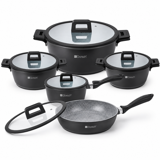DORSCH Lifetime Ceramic Cookware Set – 10 pcs