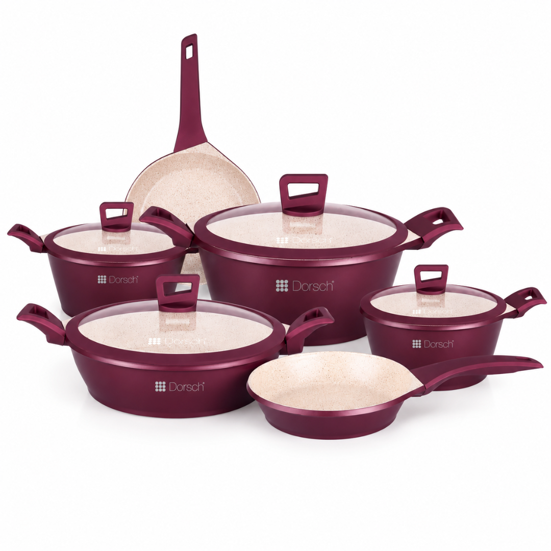 DORSCH Ceramic Premium Cookware Set – 6 pcs