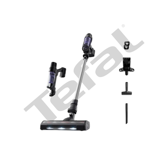 TEFAL TY6A35HO Cordless Stick Vacuum, 140W – Powerful Suction for Home & Apartment