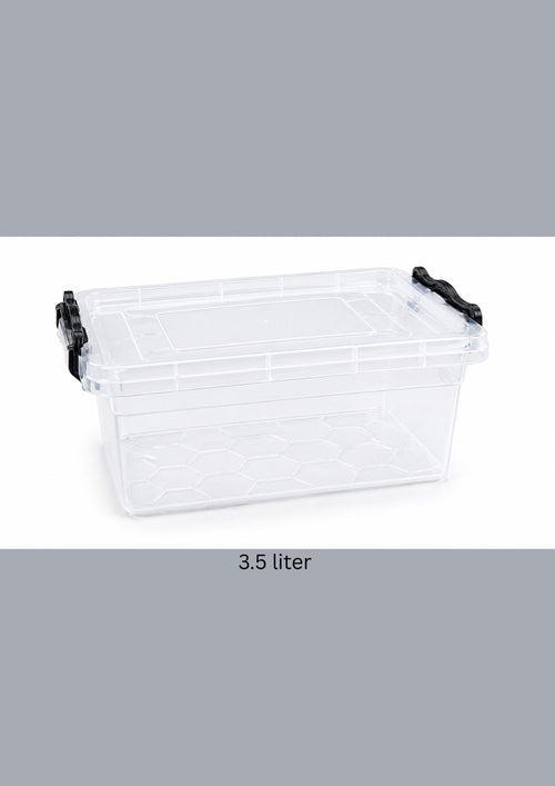 Plastic Storage Box with Lid 3.5 liter