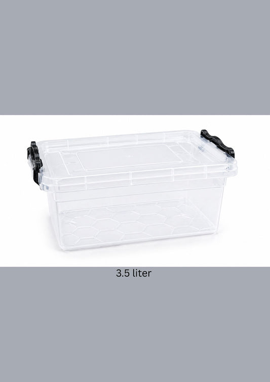 Plastic Storage Box with Lid 3.5 liter