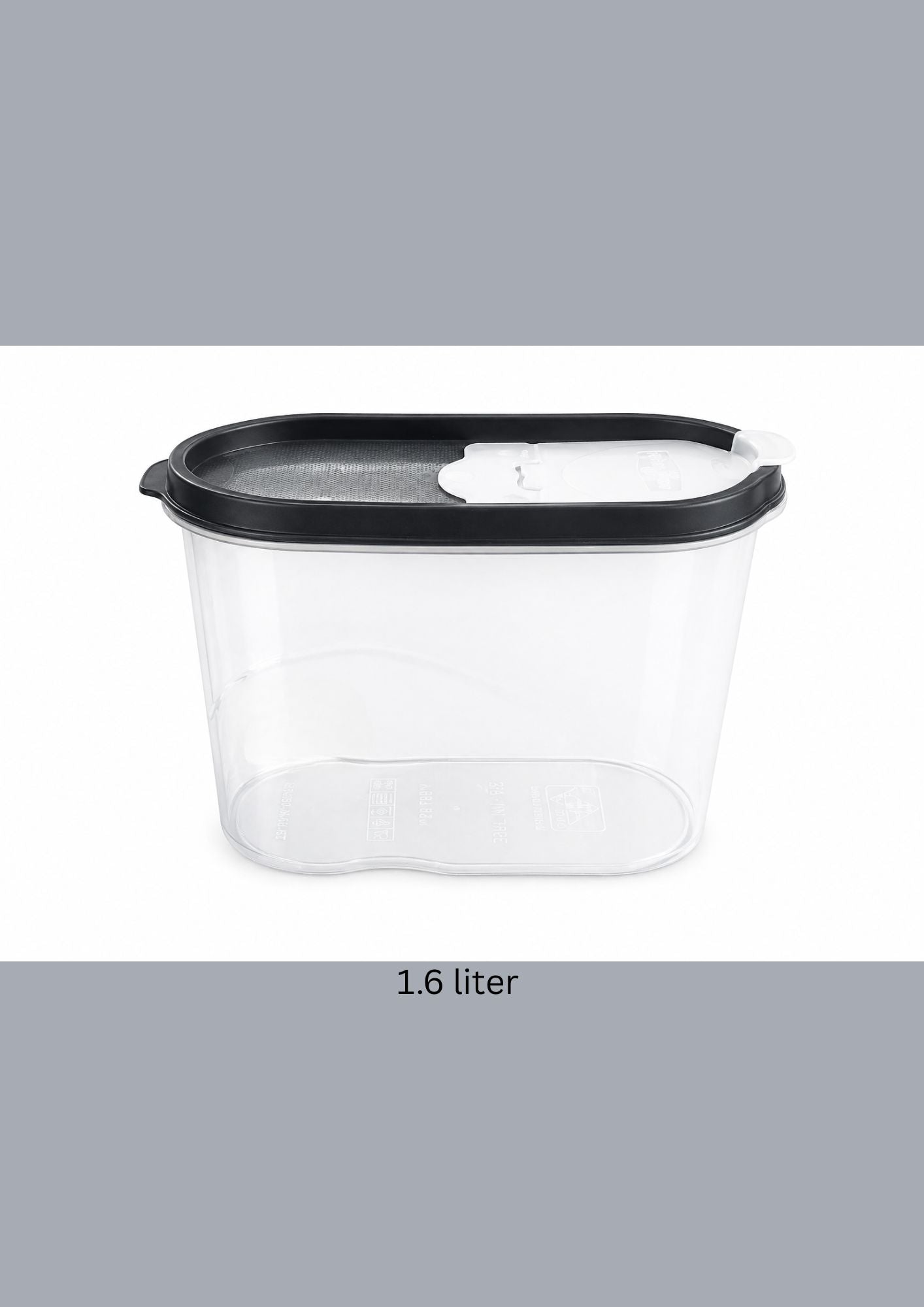 Plastic Pantry Container with Sealing Lid 1.6 liter