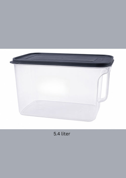 Plastic Food Storage Container with Lid 5.4 liter