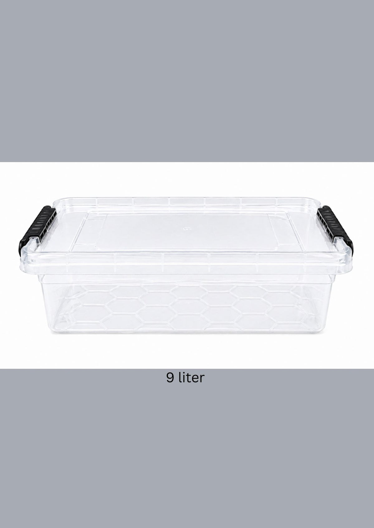 Plastic Storage Box with Lid 9 liter