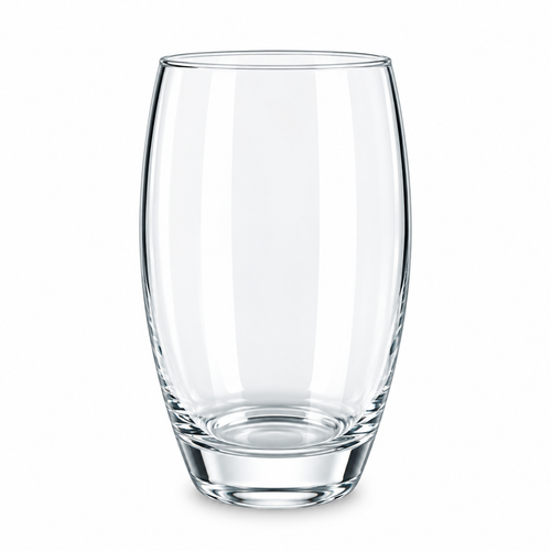 Clear Barrel Tumbler Glass