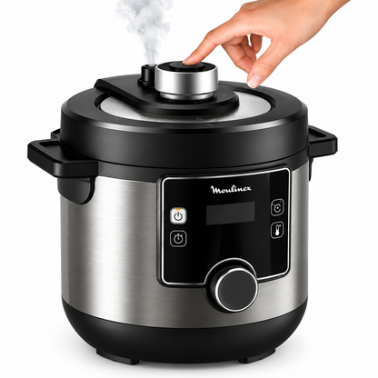 MOULINEX TURBOCUISINE MAXI FAST ELECTRIC PRESSURE COOKER 7.5L CE777827