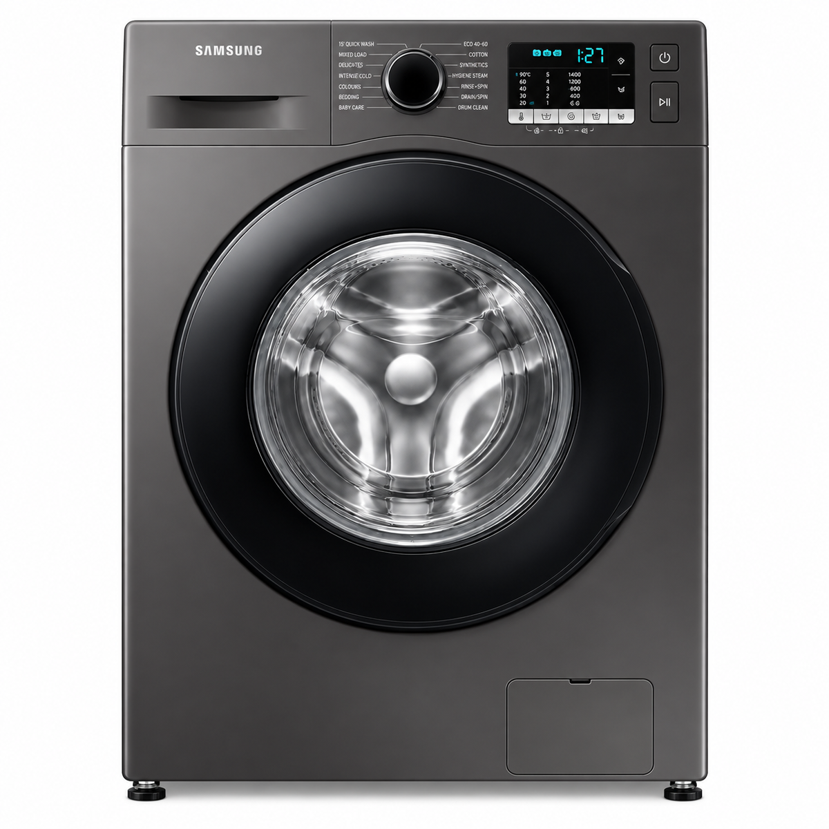 Samsung Washing Machine  WW80TA046AXELI Silver