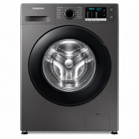 Samsung Washing Machine  WW80TA046AXELI Silver