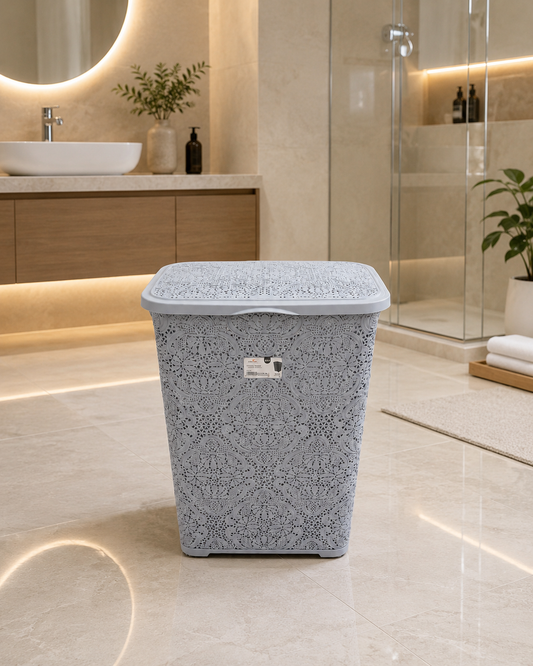 Elegant Lace Laundry Hamper 60 liter