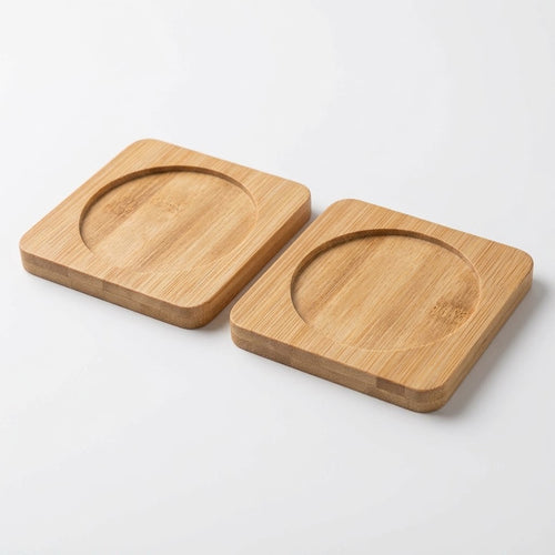 Bamboo Cup Squares  – Set of 2