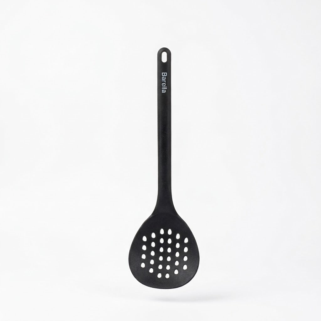Barella Silcone Slotted Cooking Spoon – Black