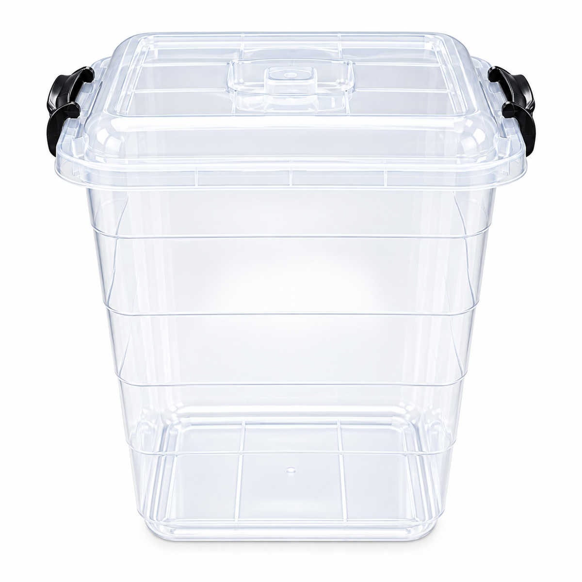 Plastic Storage Box with Locking Lid