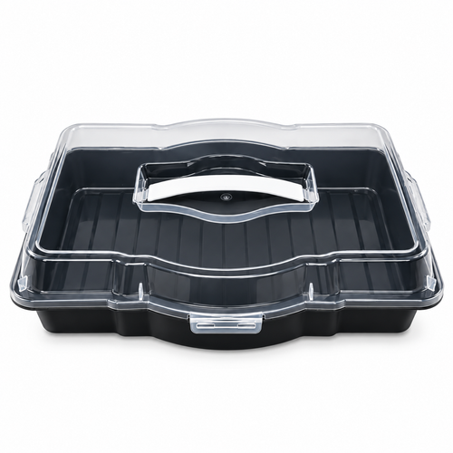 Rectangular Cake Carrier with Lid & Handle
