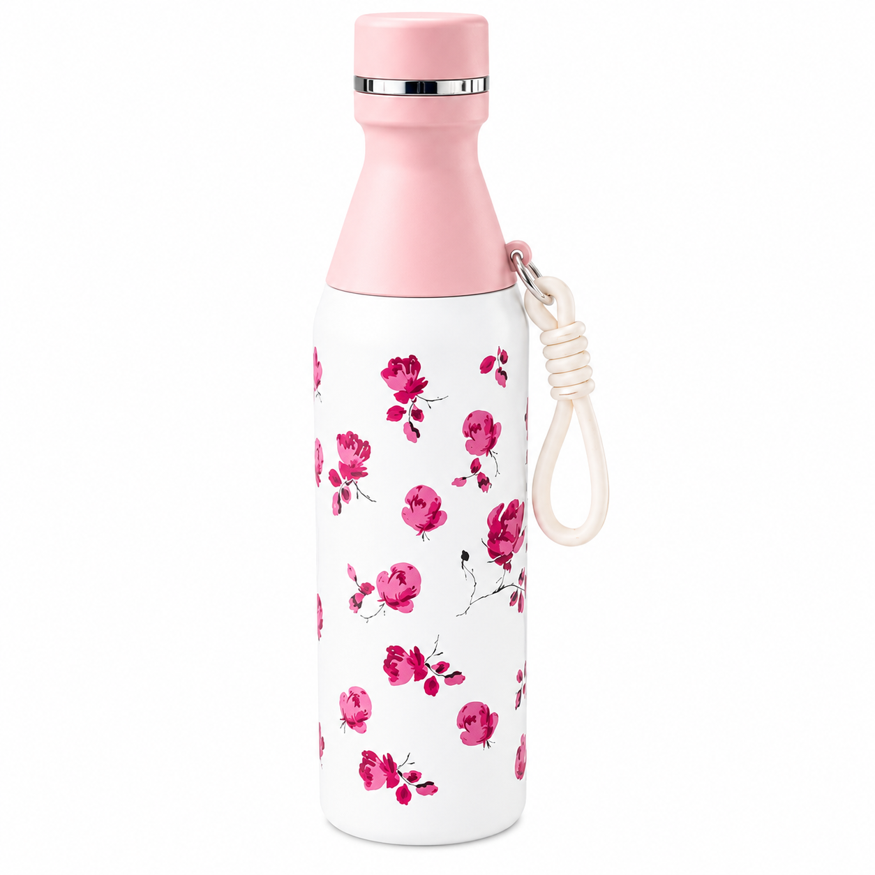 Floral Printed Insulated Stainless Steel Bottle
