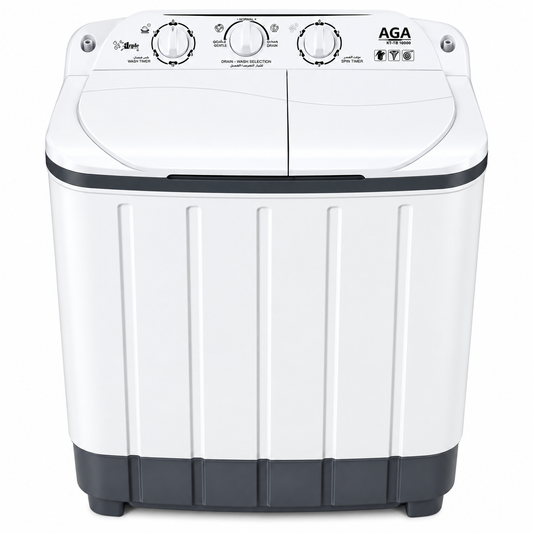 Aga Double Washing Machine  White