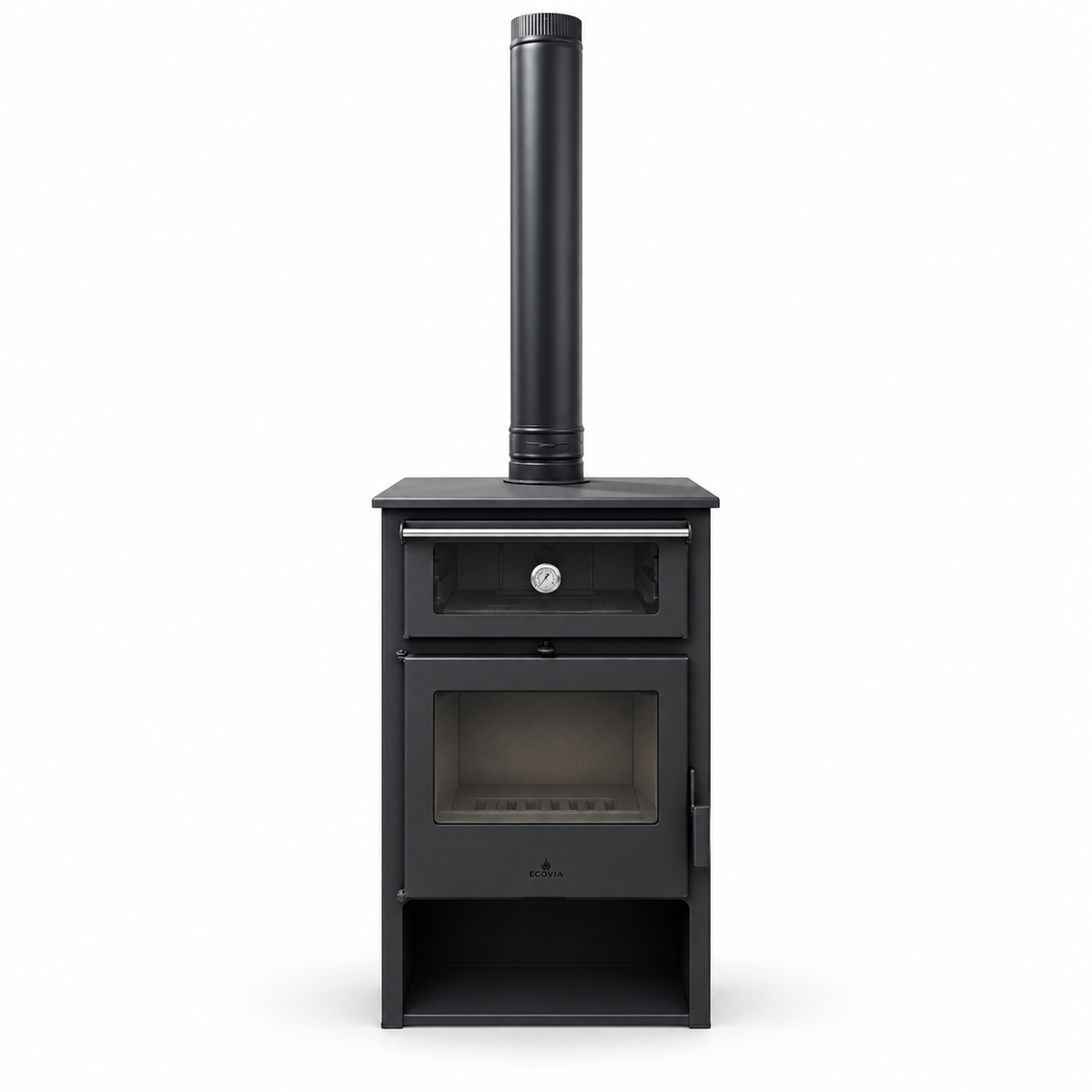 **STOVIA Wood-Burning Stove with Oven – RC1401A, 14.1 kW
