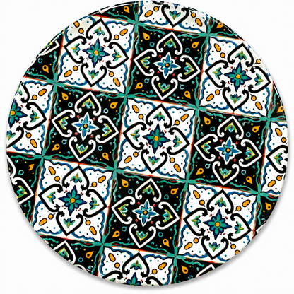 Mandala Style Drink Coasters
