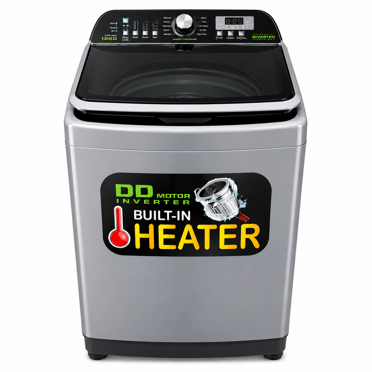 Campomatic Washing Machine Topload  TL23HDD Silver