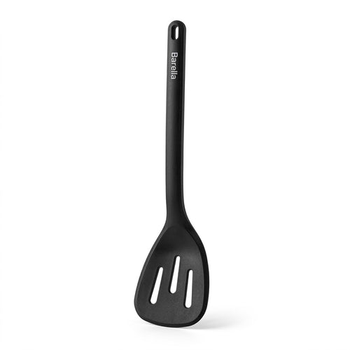 Barrella  Silcone Slotted Cooking Spoon – Black