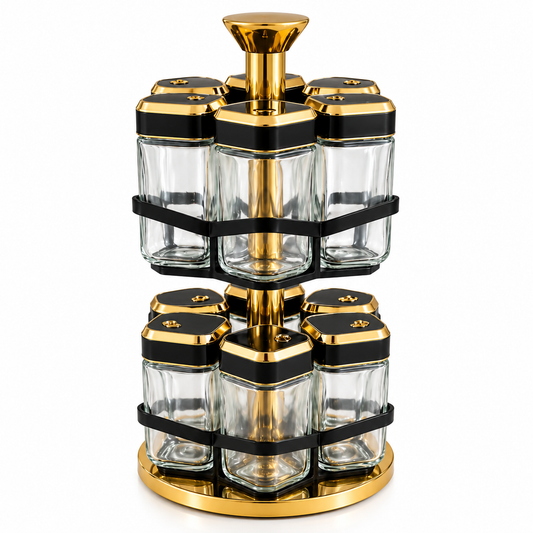 2-Tier Rotating Spice Rack Set
